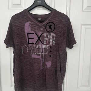 Express Purple Graphic Men's Tee